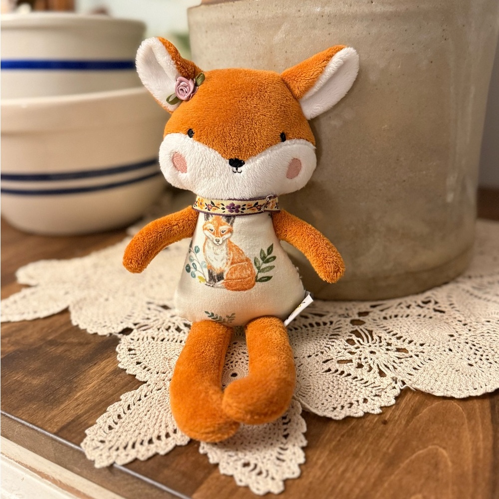 Worker Bee handmade small business fox girl stuff animal.